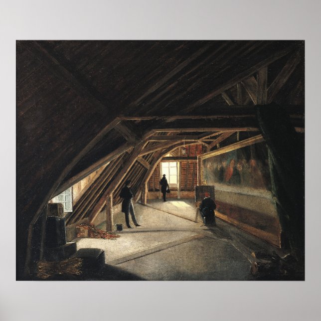 Poster O sótão de um museu (Frente)