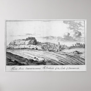Póster O Southside do castelo de Edimburgo