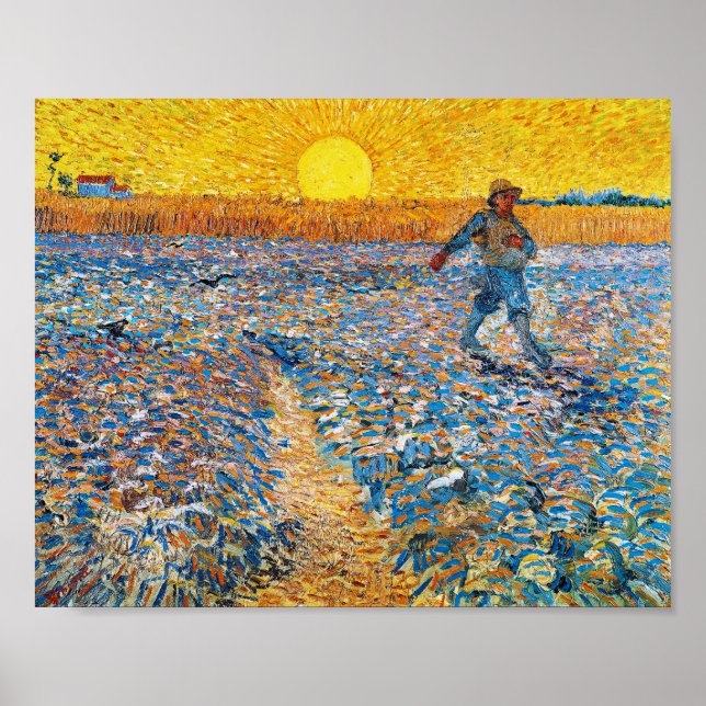 Poster O Sower, Van Gogh (Frente)