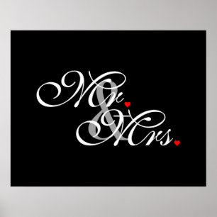 Póster O Sr. e a Sra. Marido Esposa Seu Dela Weds