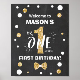Poster O Sr. Maravilhoso Sinal de Boas-vindas, Aniversári