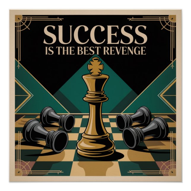 Póster O Sucesso é a Melhor Vingança (Frente)