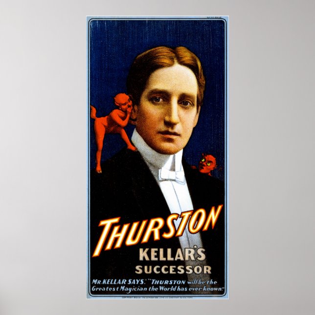 Poster O sucessor de Thurston Kellar (Frente)