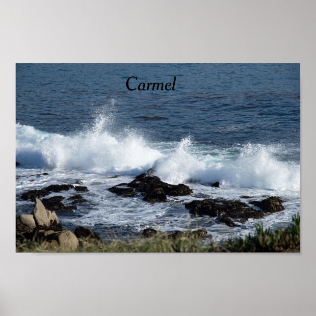 Poster O surf do Oceano Pacífico (Frente)