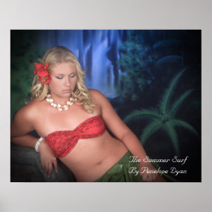 Póster "O surf do verão "