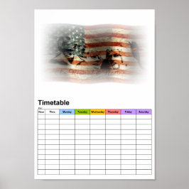 Poster O surgimento de uma nação/cronograma