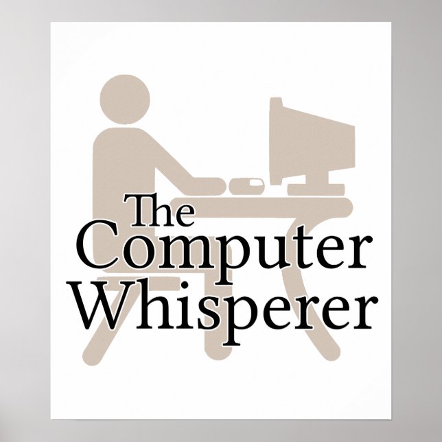 Póster O Sussuro do Computador (Frente)