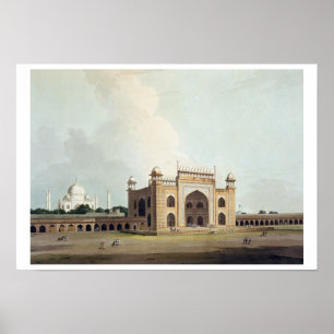 Póster O Taj Mahal em Agra, 'do cenário oriental: Twe