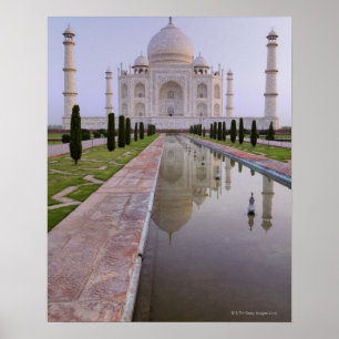 Poster O Taj Mahal refletiu perfeitamente no ainda