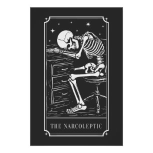 Póster O Tarot da Narcolepsia Conscientização da Narcolep