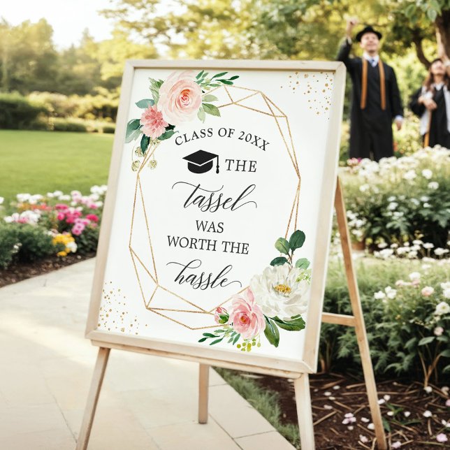 Poster O Tassel Valia O Sinal De Graduação De Hassle (Criador carregado)