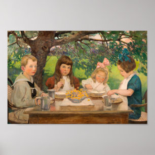 Poster O Tea Party by Jessie Wilcox-Smith