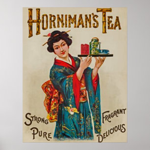 Póster O Tea~Strong~Pure~Fragrant~Delicious 1898 de