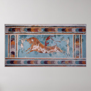 Póster O Teador Fresco, o Palácio de Cnossos, Creta