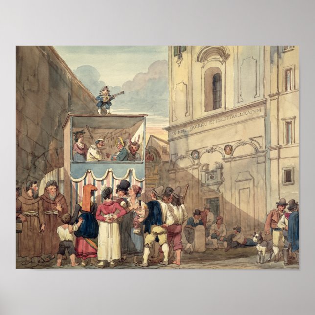 Póster O Teatro de Fantoche (Frente)