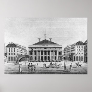 Poster O teatro de l'Odeon, 1830