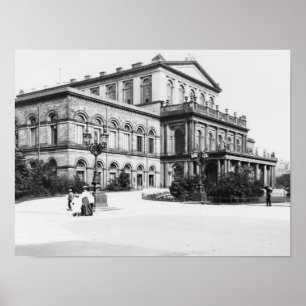 Poster O Teatro em Hannover, c.1910