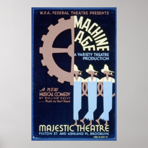 Poster O teatro federal apresenta uma comédia musical WP