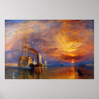 Poster O Temeraire Lutador de J.M.W. Turner