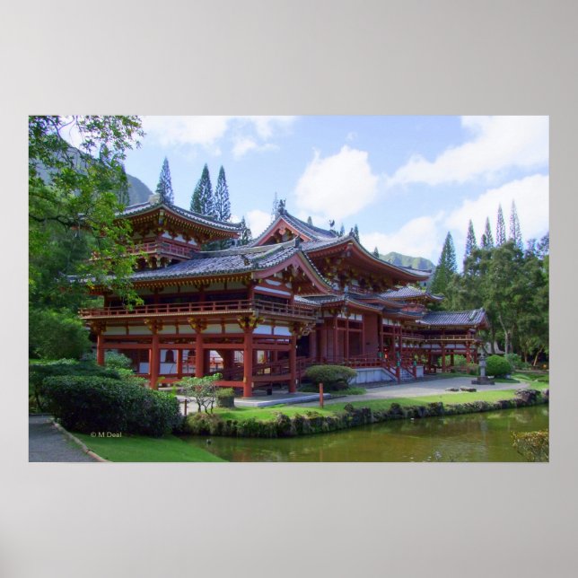 Poster O Templo Byodo-In (Frente)