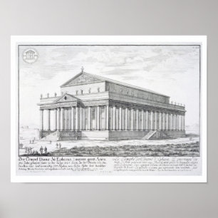 Poster O Templo de Diana em Ephesus, Turquia, de Entw