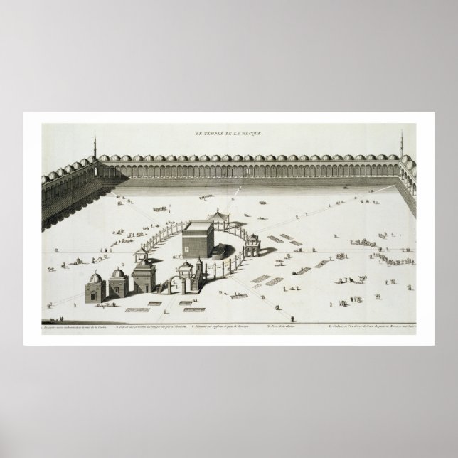Poster O Templo de Meca (gravura) (Frente)