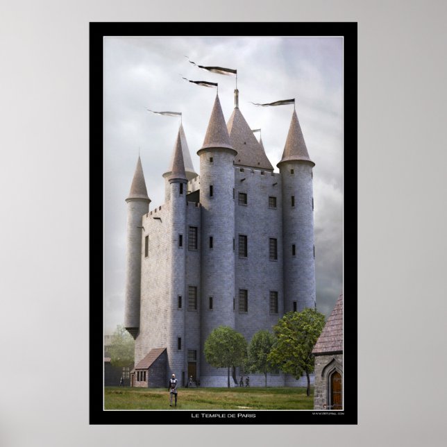 Póster O Templo de Paris (Frente)