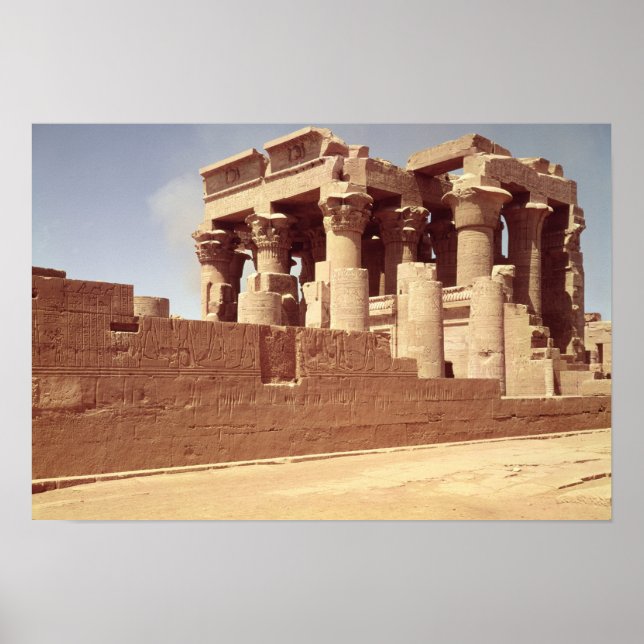 Póster O Templo de Sobek e Haroeris (Frente)