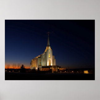 Póster O Templo LDS de Rexburg