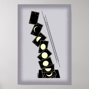 Poster O tempo caindo em um buraco