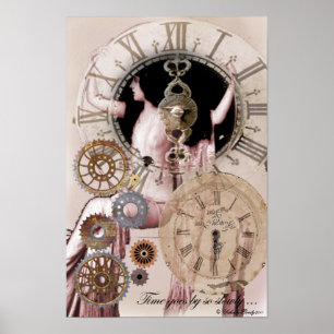 Póster O tempo passa tão devagar