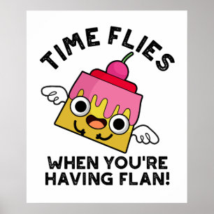 Poster O tempo voa quando você está tendo trocadilhos de 