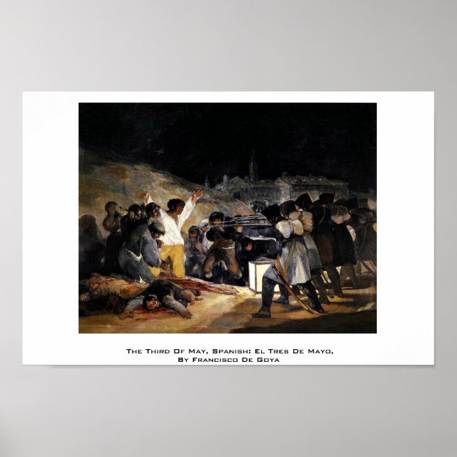 Póster O Terceiro De Maio, Espanhol: El Tres De Mayo (Frente)