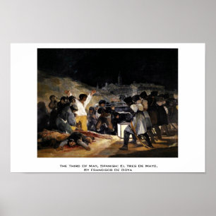 Póster O terço de maio, espanhol: EL Tres De Mayo