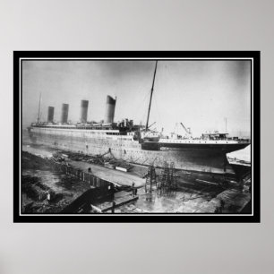 Póster O Titanic foi construído em 1909