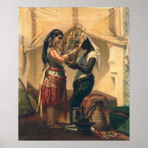 Póster O toalete do Odalisque