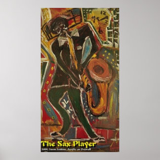 PÓSTER O TOCADOR DE SAX