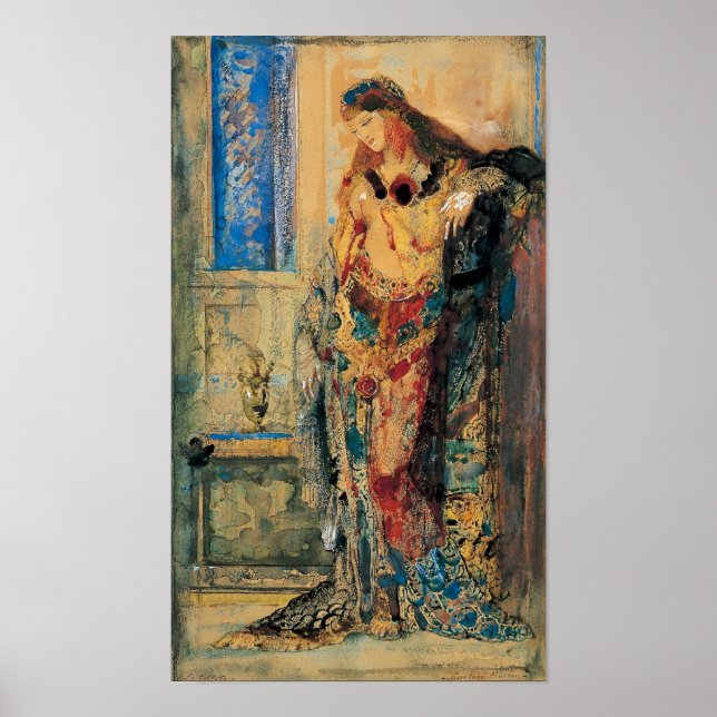 Poster O Toilette de Gustave Moreau (Frente)