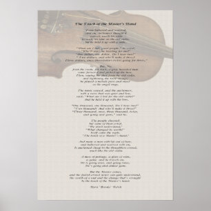 Póster O toque da mão do mestre