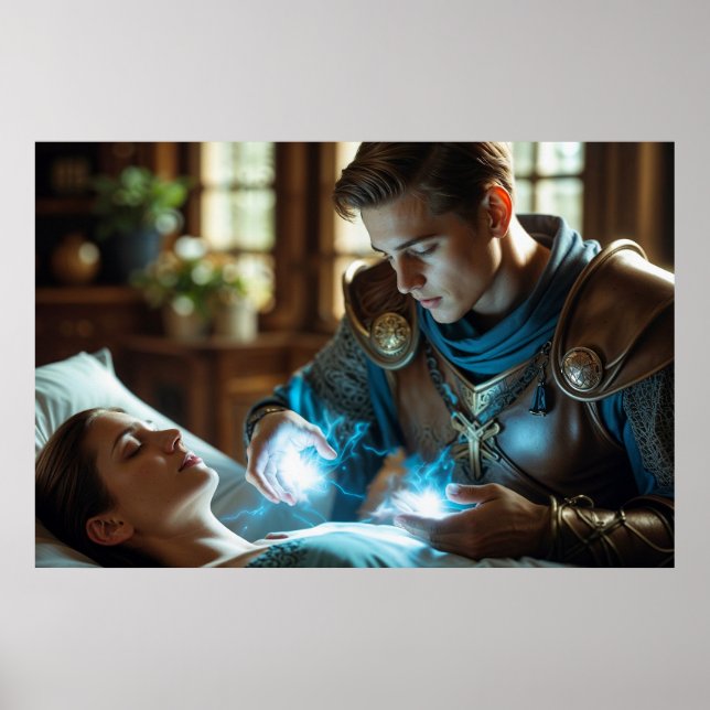 Poster O toque de cura (Frente)