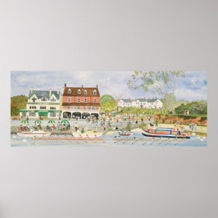 Póster O Towpath Walton-em-Tamisa