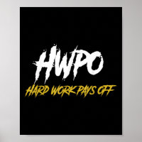 O Trabalho Do Duro Hwpo Desativa Motivação E Hustl