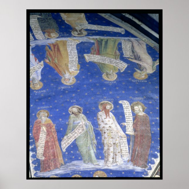 Póster O trabalho dos profetas, Isaías, Jeremiah, Salomão (Frente)