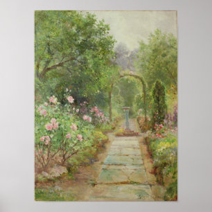 Póster O trajeto do jardim