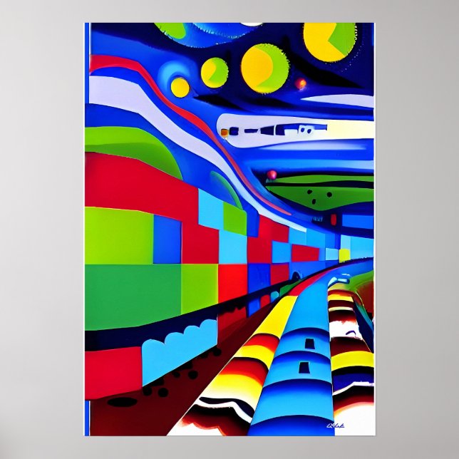 Poster O trem noturno (Frente)