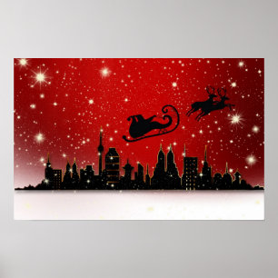 Póster O trenó do papai noel