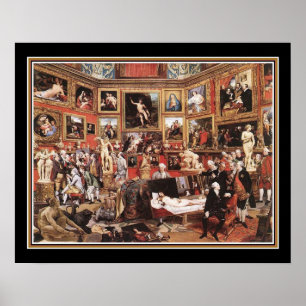 Poster O Tribuna do Uffiz por Johann Zoffany