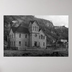 Póster O tribunal em Skagway, fotografia de Alaska