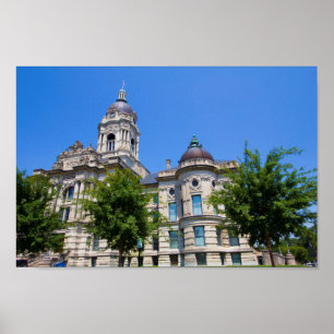 Poster O tribunal velho de Vanderburgh County