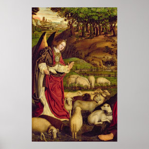 Póster O Triptych de Moses e de Bush ardente